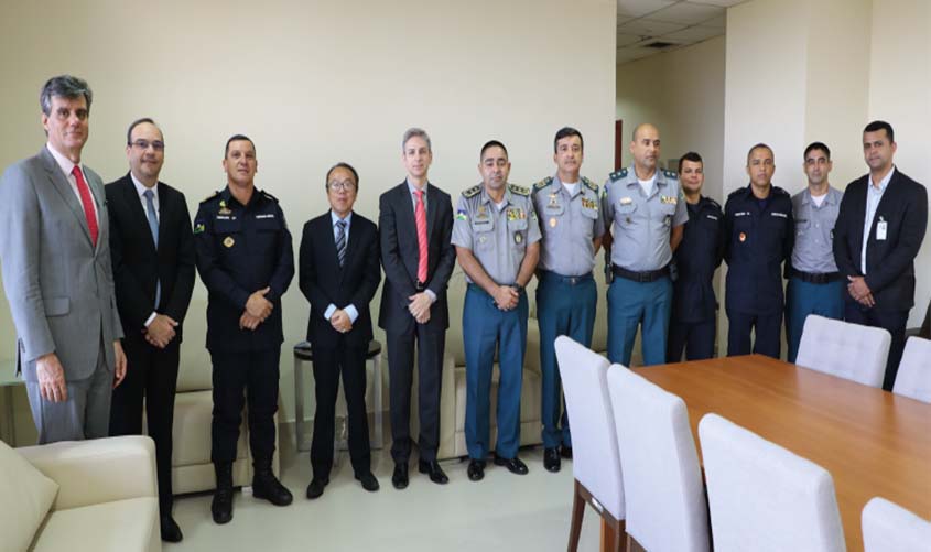 Comando-Geral da PM debate segurança em visita ao TJRO