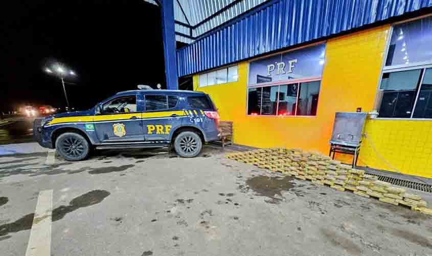 PRF em Rondônia apreende mais de 150 kg de drogas no intervalo de 2 horas