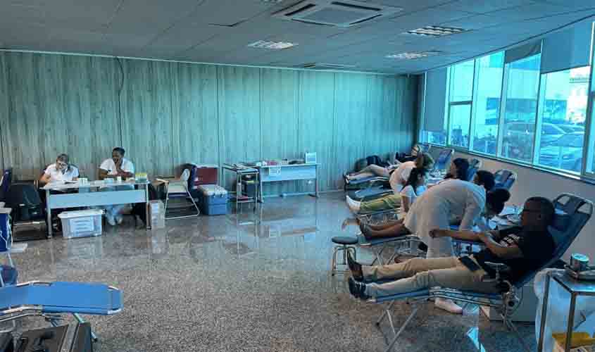 Planejamento de campanhas de coleta de sangue da Fhemeron reforça estoque durante o Carnaval