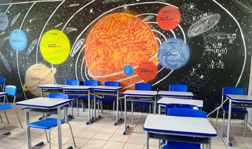Projeto salas-laboratório é adotado na Escola Mariana, em Porto Velho
