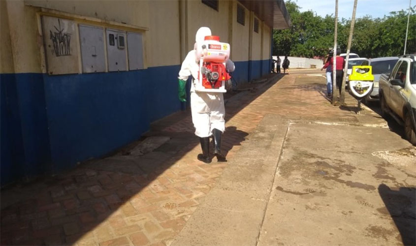 Semusb continua ações de limpeza e desinfecção de mercados públicos