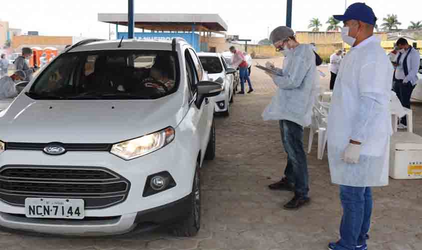Drive-thru de testagem rápida para Covid-19 acontece, nesta quarta-feira, 7