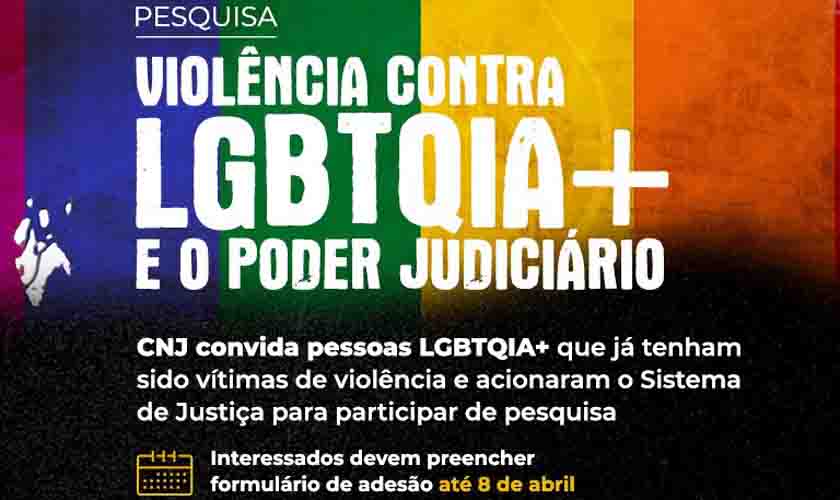 Pesquisa vai mapear discriminação e violência contra pessoas LGBTQIA+