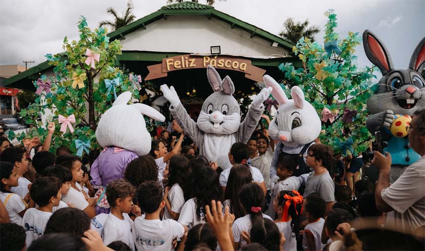 Abertura da Toca do Coelho leva diversão a centenas de crianças
