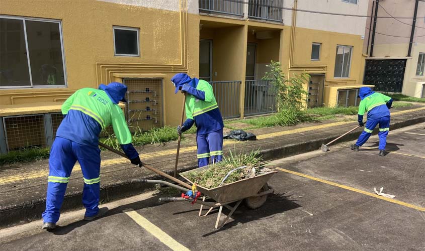 Prefeitura faz mutirão de limpeza no Porto Madero II