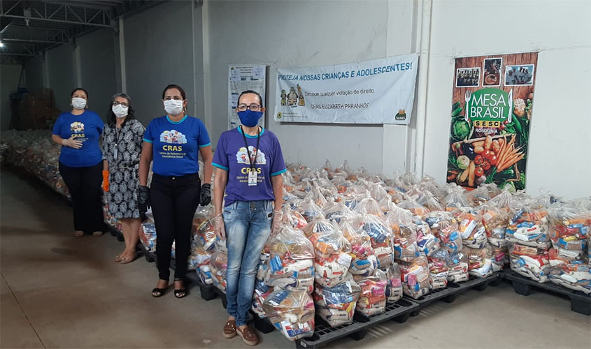 Prefeitura recebe doações de 1.100 cestas básicas para famílias em vulnerabilidade