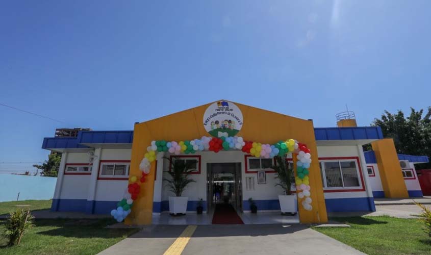 Escola modelo de educação infantil é inaugurada em Porto Velho