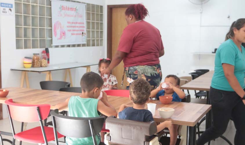 1/3 das crianças que vivem em abrigos tem até seis anos de idade