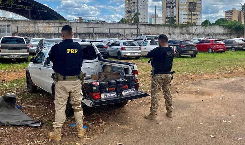 Em Porto Velho/RO, em Operação Conjunta, PRF e Polícia Civil apreendem mais de 30 KG de Cocaína