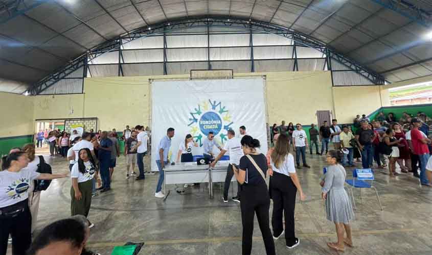 Rondônia Cidadã segue com serviços essenciais neste fim de semana em Novo Plano, distrito de Chupinguaia