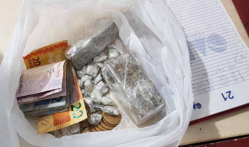 Trio é preso acusado de tráfico de drogas na zona leste