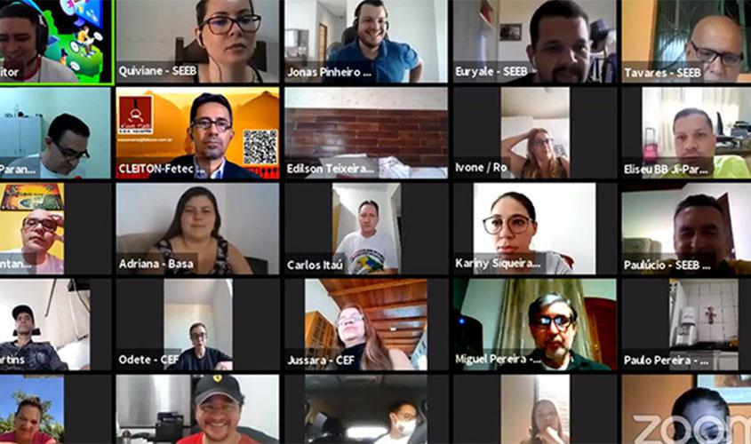 Sucesso em sua primeira versão virtual, COBAN define pauta em defesa do emprego, dos bancos públicos, melhores condições de trabalho, segurança e saúde do trabalhador