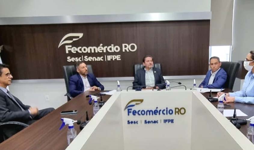 Em visita à Fecomércio, membros da Comissão de Direito Empresarial da OAB-RO abordam sobre projetos para advocacia