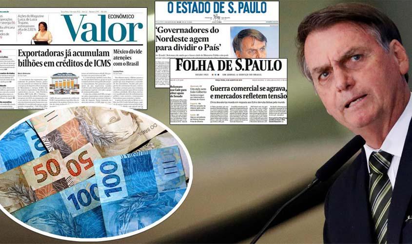 Bolsonaro desfere duro golpe na mídia tradicional e libera publicidade legal na internet