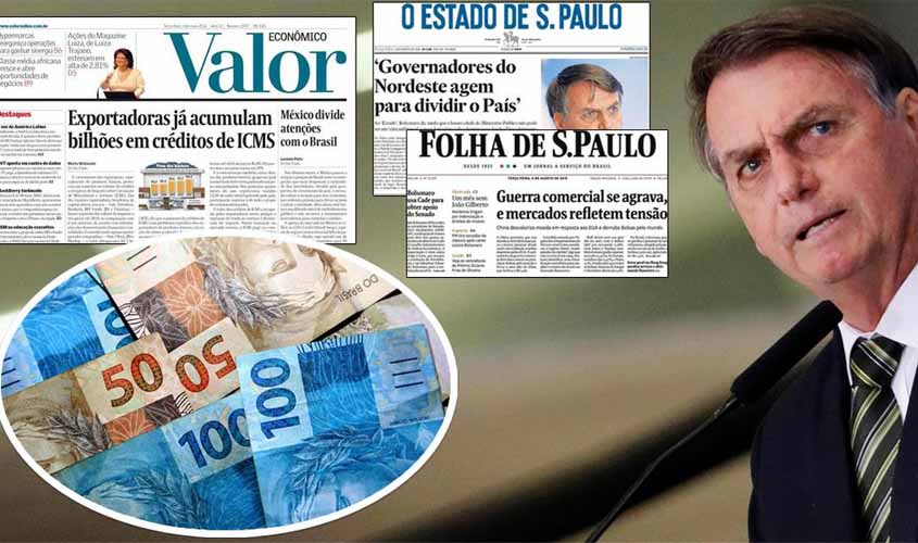 Bolsonaro desfere duro golpe na mídia tradicional e libera publicidade legal na internet