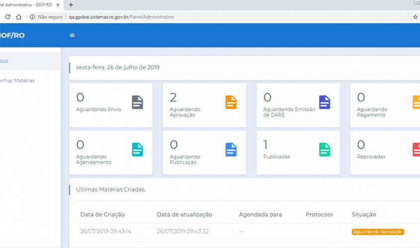 Entidade de utilidade pública, prefeitura, câmara e pessoa física poderão usar a nova plataforma do Diof