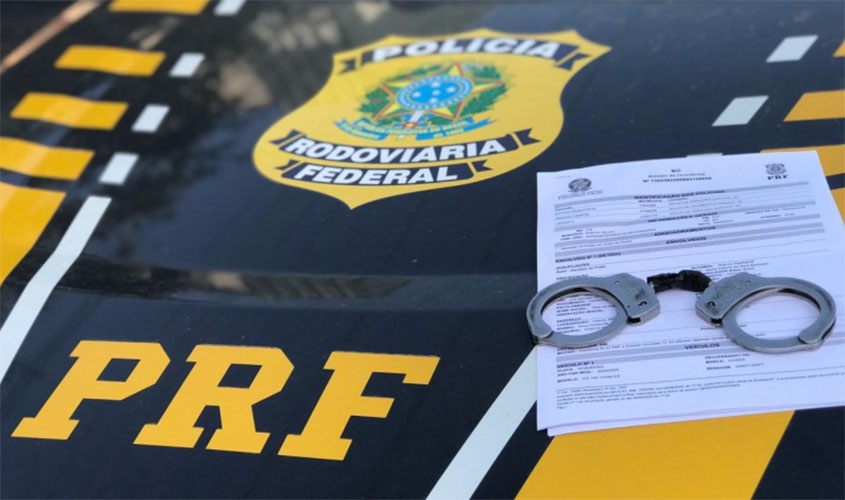 PRF cumpre dois mandados de prisão em Porto Velho/RO