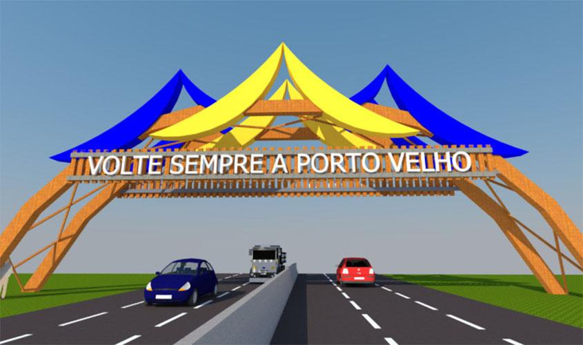 Construção de pórticos nas entradas da cidade será iniciada nos próximos dias