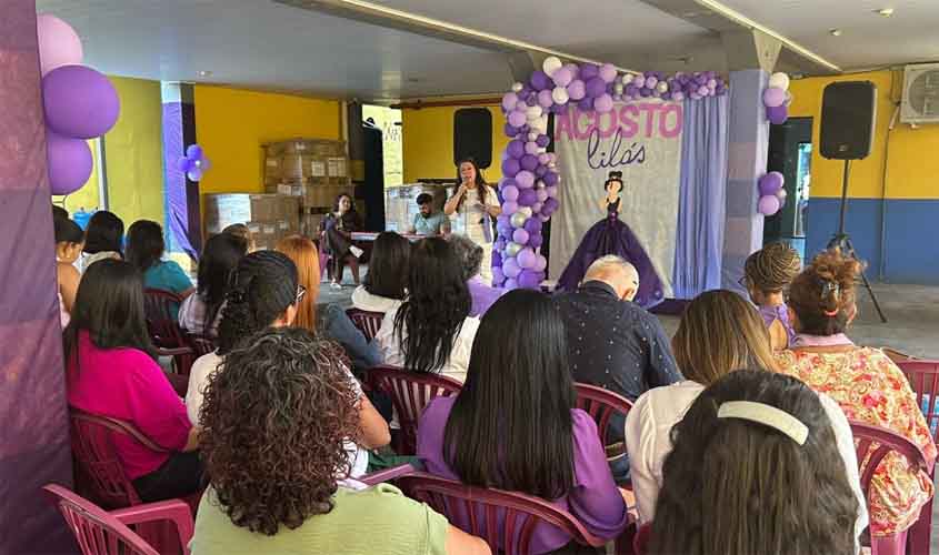 Semed realiza evento com foco no combate à violência contra a mulher