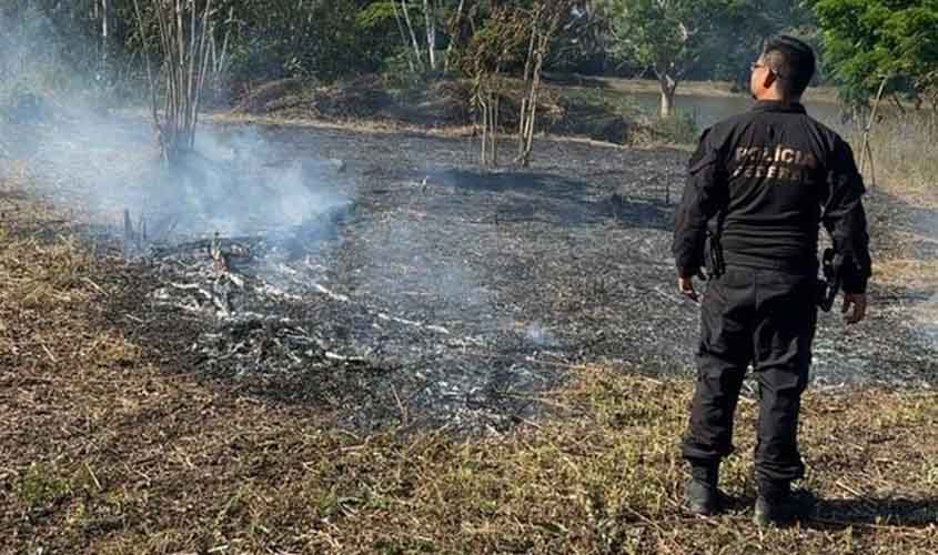 Polícia Federal prende homem em flagrante por queimada ilegal em Rondônia
