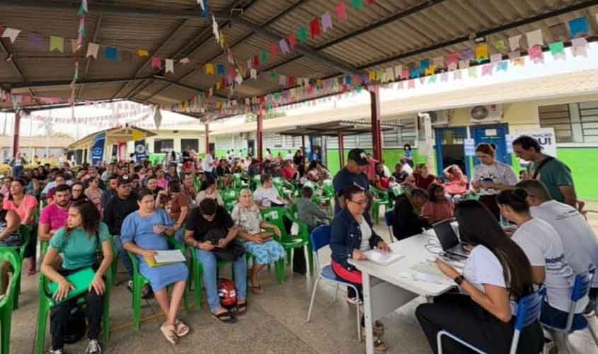 Rondônia Cidadã realiza mais de 2 mil atendimentos em Ji-Paraná e prepara edição especial noturna em Pimenta Bueno