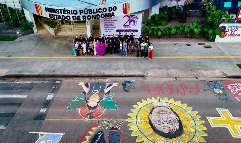 MPRO promove intervenção artística pelos direitos das mulheres