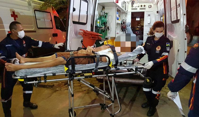 Adolescente é socorrido em estado grave após levar tiro na zona leste da capital