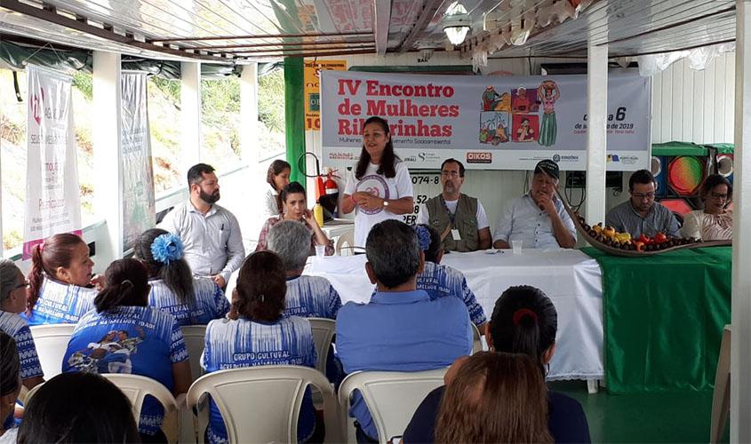 Secretário participa do IV Encontro de Mulheres Ribeirinhas