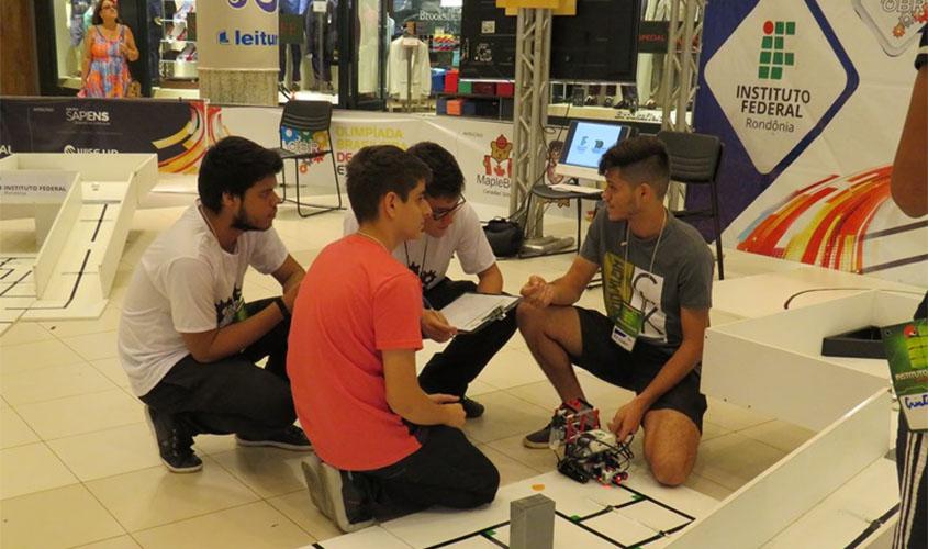 IFRO promove etapa estadual da Olimpíada Brasileira de Robótica