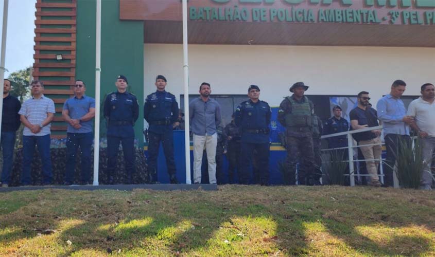 Governo do Estado inaugura novas instalações do Quartel do Pelotão de Polícia Ambiental