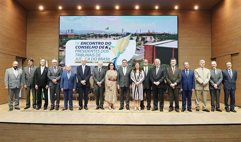 Presidente do TJRO participa do IV Encontro do Conselho dos Presidentes dos Tribunais de Justiça do Brasil 