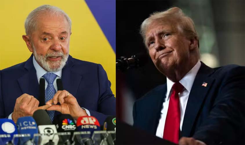 Lula pede a Trump fim de tarifas sobre produtos brasileiros