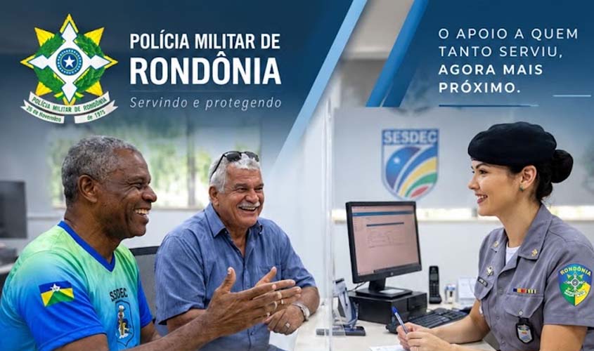 PM de RO ativa polos de atendimento ao veterano no interior