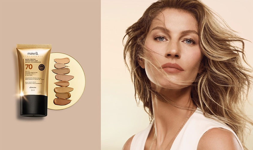 Make B. lança primeira base do mundo que une FPS 70 e Ácido Hialurônico de última geração