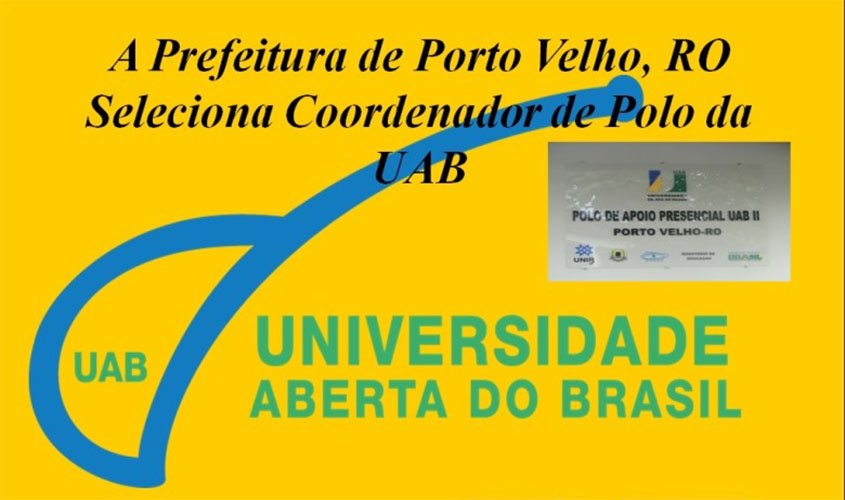Prefeitura seleciona coordenador de Pólo da Universidade Aberta do Brasil UAB