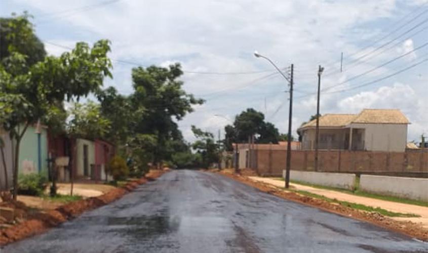 Obras de pavimentação chegam ao Lagoinha