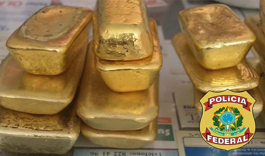 PF investiga organização responsável por negociar ouro ilegalmente