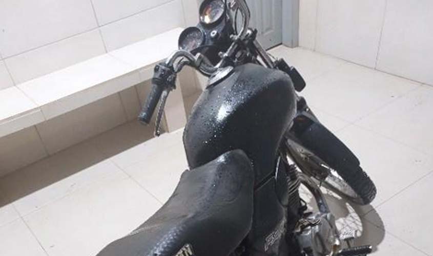 10º BPM recupera moto roubada em Alta Floresta d’Oeste