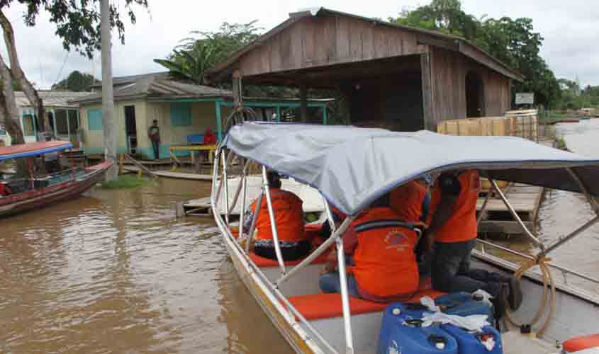 Defesa Civil está monitorando o nível do rio