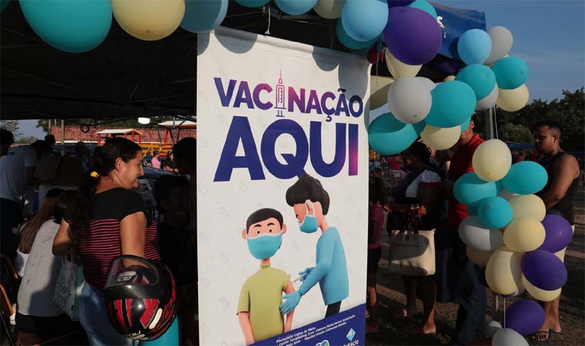 Mais de 165 mil vacinas foram aplicadas durante 2022