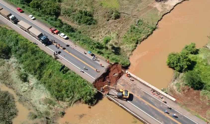 Fiero alerta para risco de colapso do tráfego na BR-364