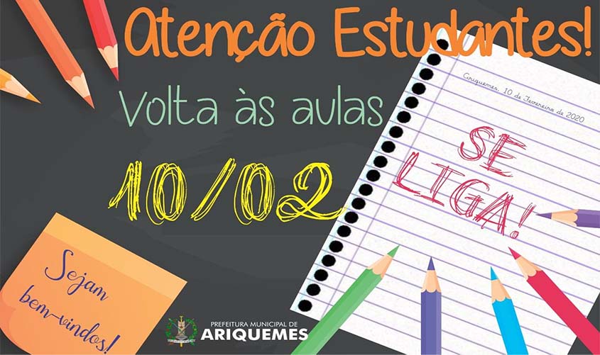 SEMED informa data do início das aulas e atraso em quatro escolas municipais