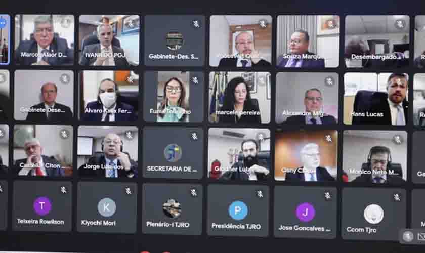 TJRO realiza sessão solene de Abertura do Ano Judiciário 2022