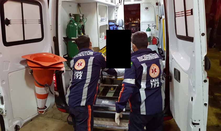 Jovem é  baleado na perna