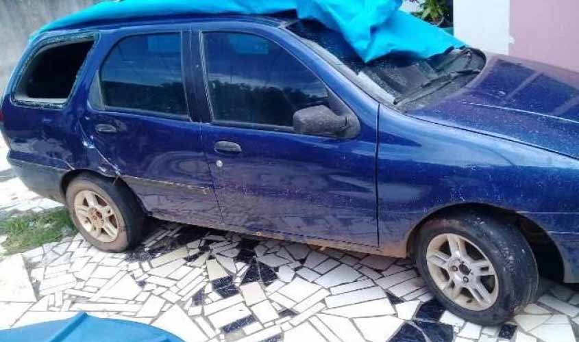 Denúncia anônima leva polícia até carro que atropelou mãe e filha em Vilhena; garota vai para Cacoal em estado grave