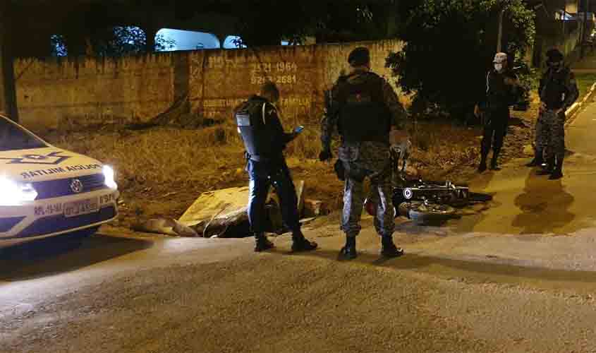 Motociclista desobedece ordem de parada da PM e acaba detido