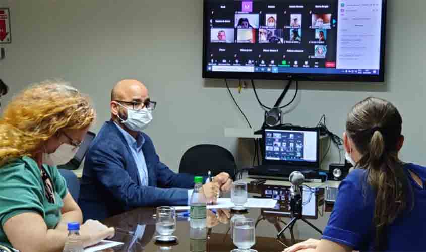 Cremero recebe entidades e médicos da atenção básica para reunião online 