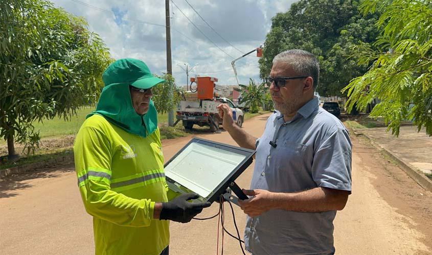 Vereador Everaldo Fogaça prestigia estreia da iluminação de campo de futebol com refletores de Led de 1000 volts