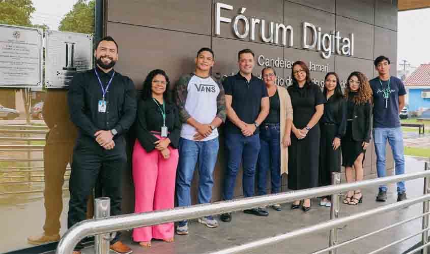 Em visita técnica ao Fórum Digital de Candeias, TJRO alinha organização de Congresso Internacional