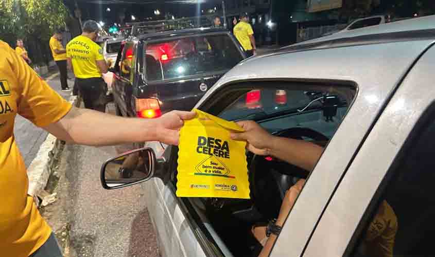 Ações de conscientização e fiscalização são mantidas pelo Detran-RO neste fim de semana em Rondônia